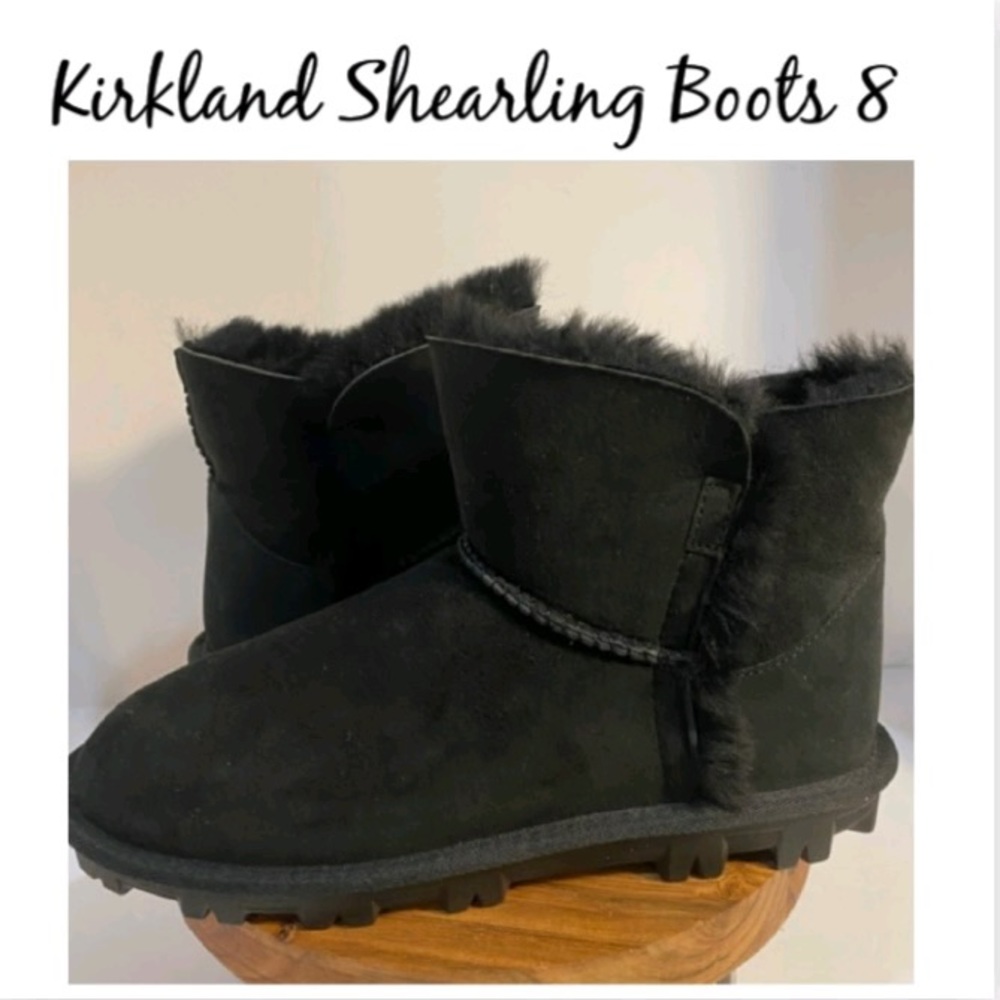 Kirkland Signature Shearling Boots - Black 8